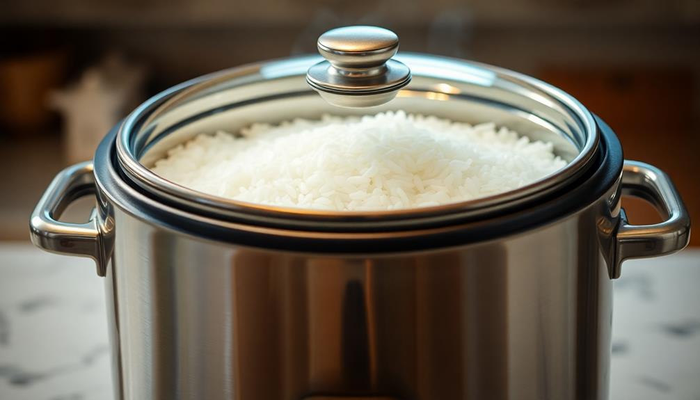 cook rice using cooker