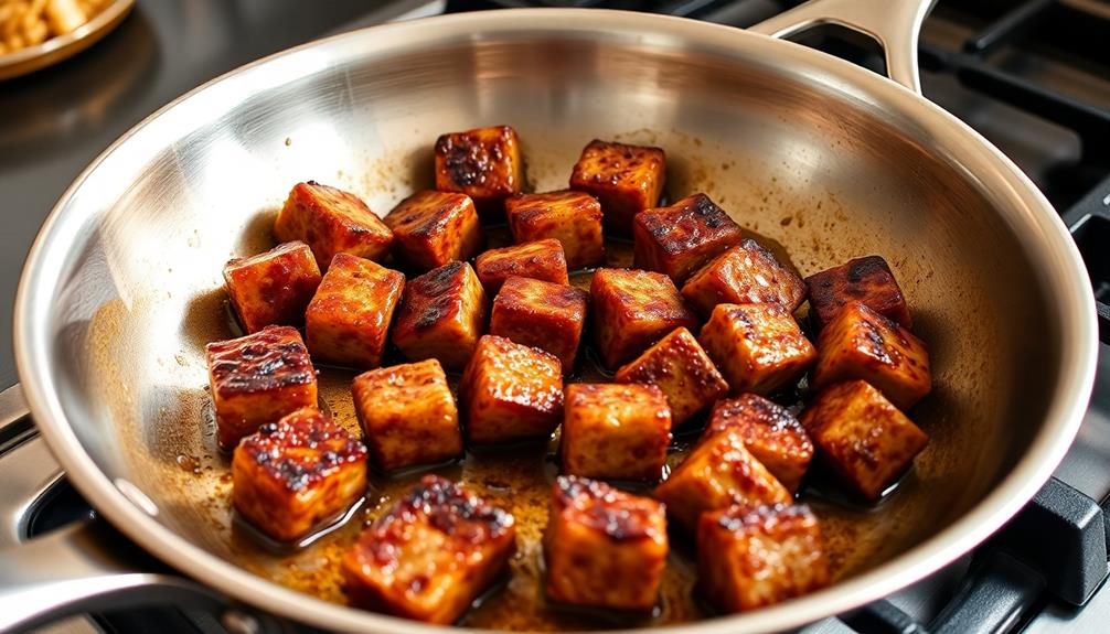 cook sausage in skillet