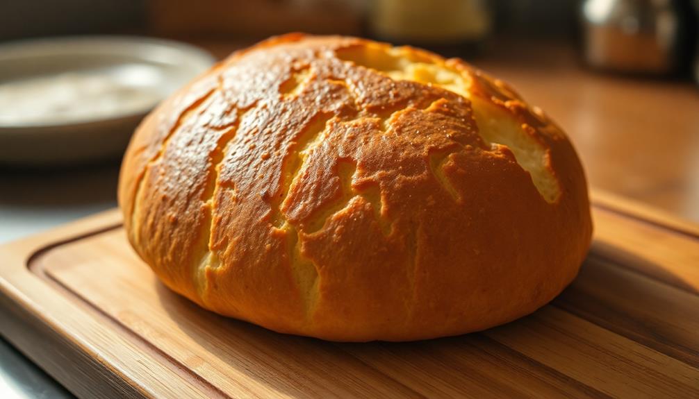 cool the baked bread