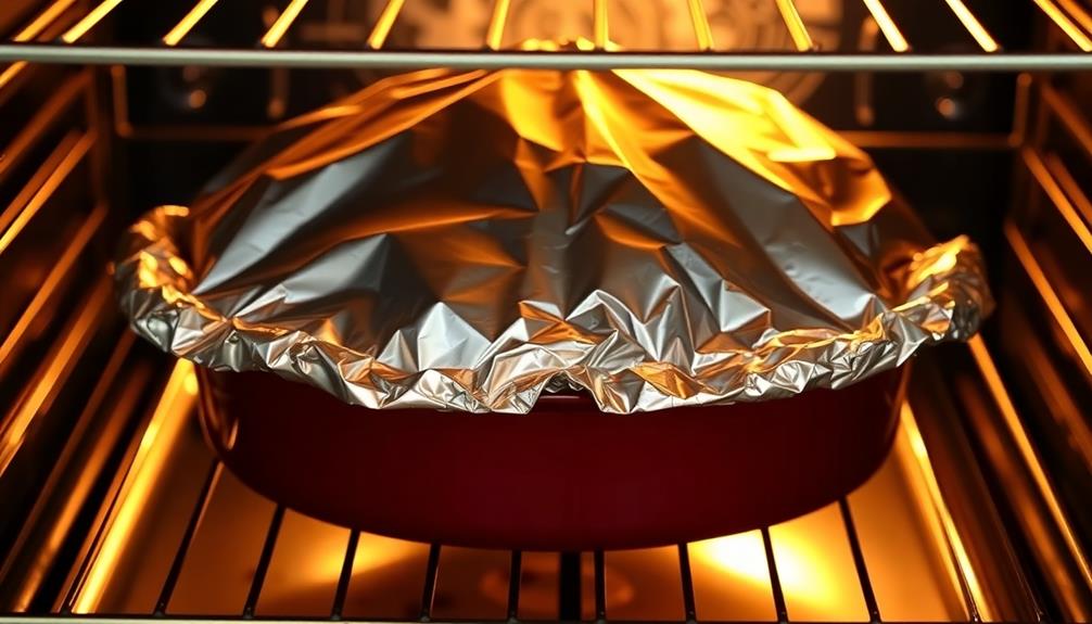 cover food while cooking
