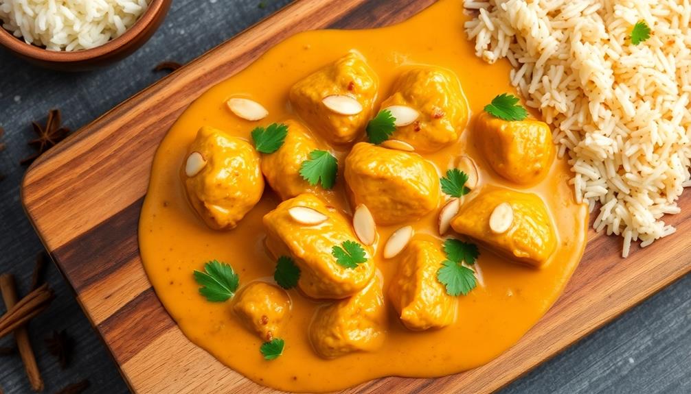 creamy spicy chicken curry