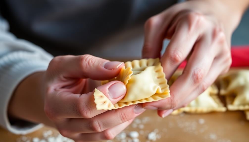 crimp and seal pasta