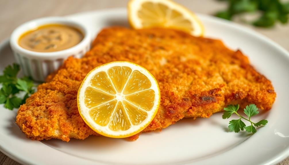 crispy breaded pork cutlet