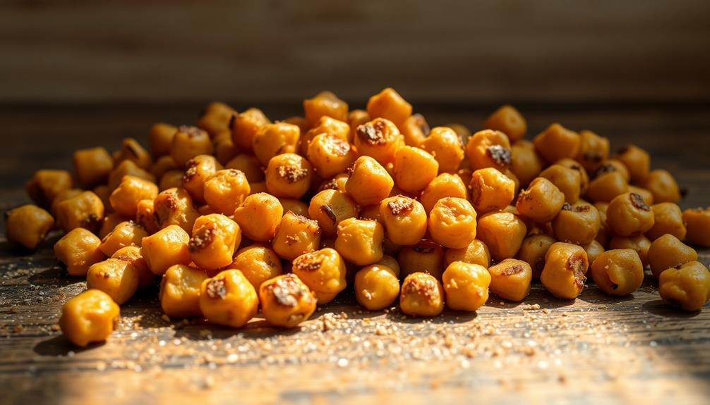 crispy flavorful roasted legumes