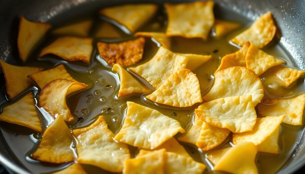 crispy fried tortilla chips