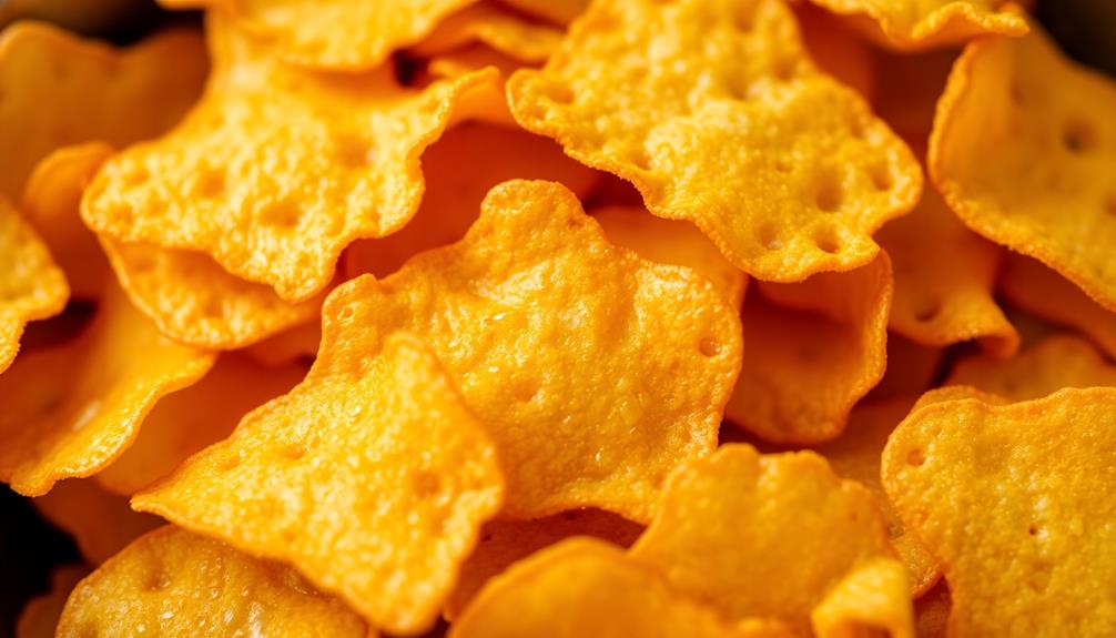 crispy fried tortilla triangles