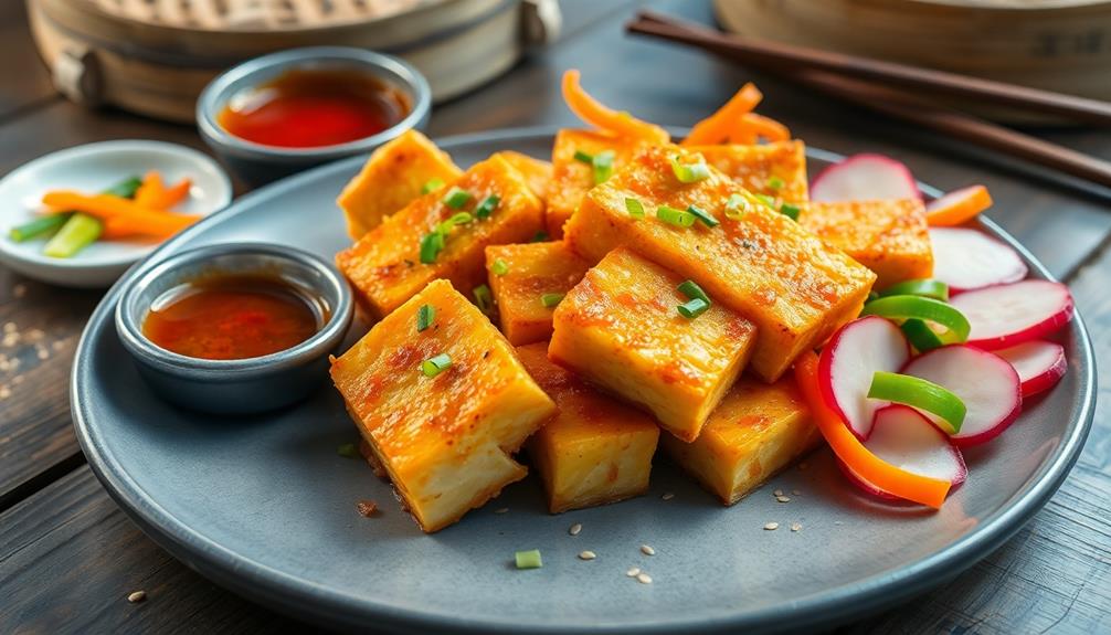 crispy pan fried tofu