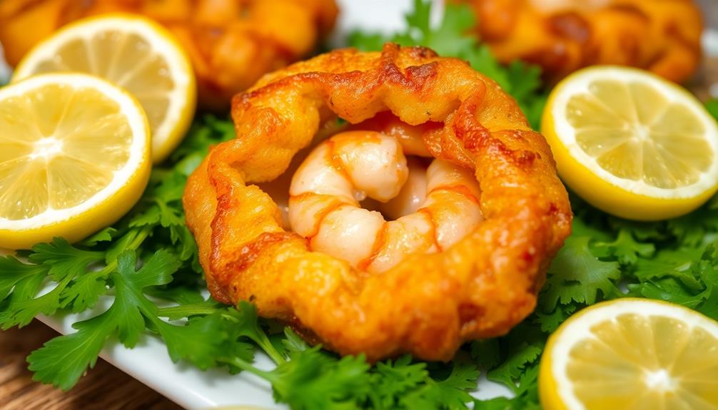 crispy shrimp fritters recipe