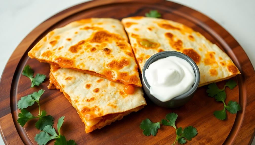 cut and serve quesadilla