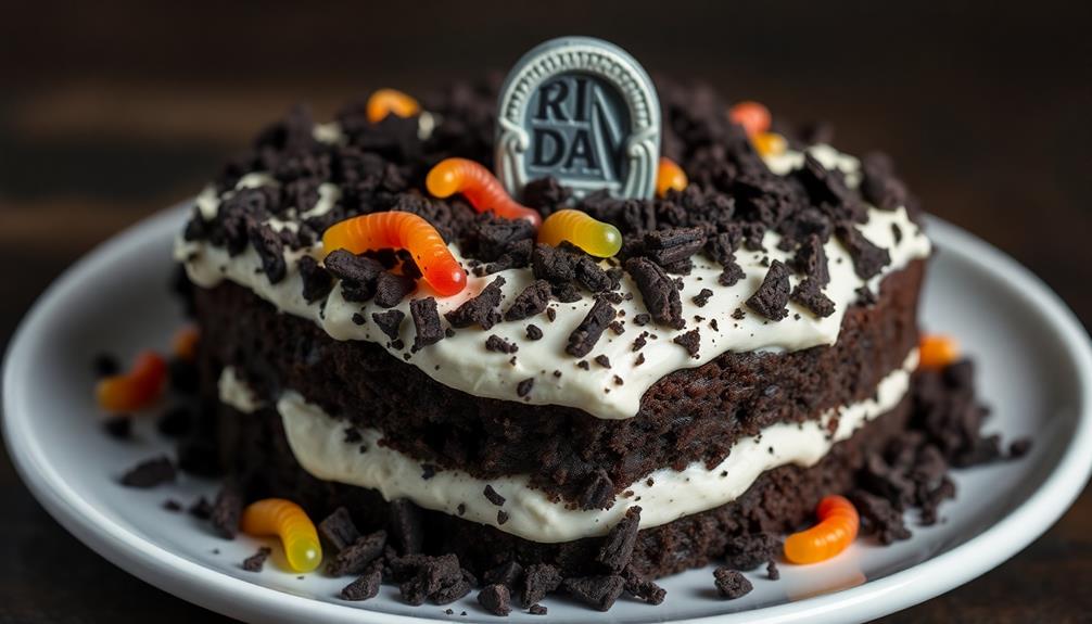 decadent halloween dessert treat