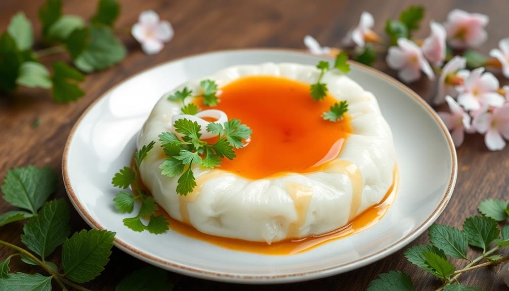 delicate vietnamese steamed cakes