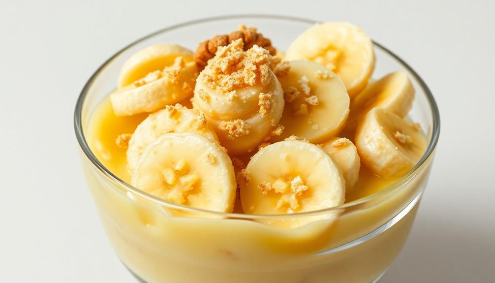 delicious banana pudding dessert