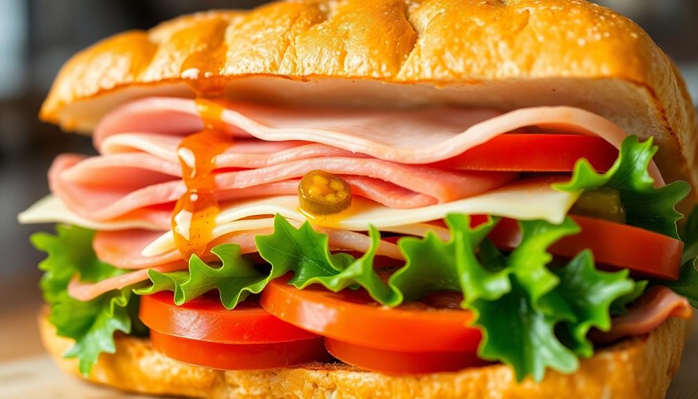 delicious italian sub sandwiches