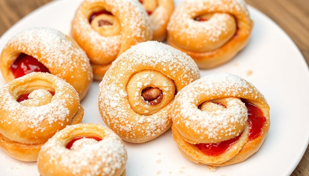 delicious pastry filled treats