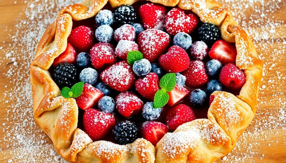 delicious rustic fruit tart