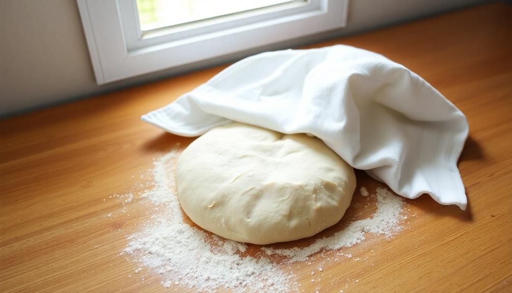 dough resting time 10 minutes