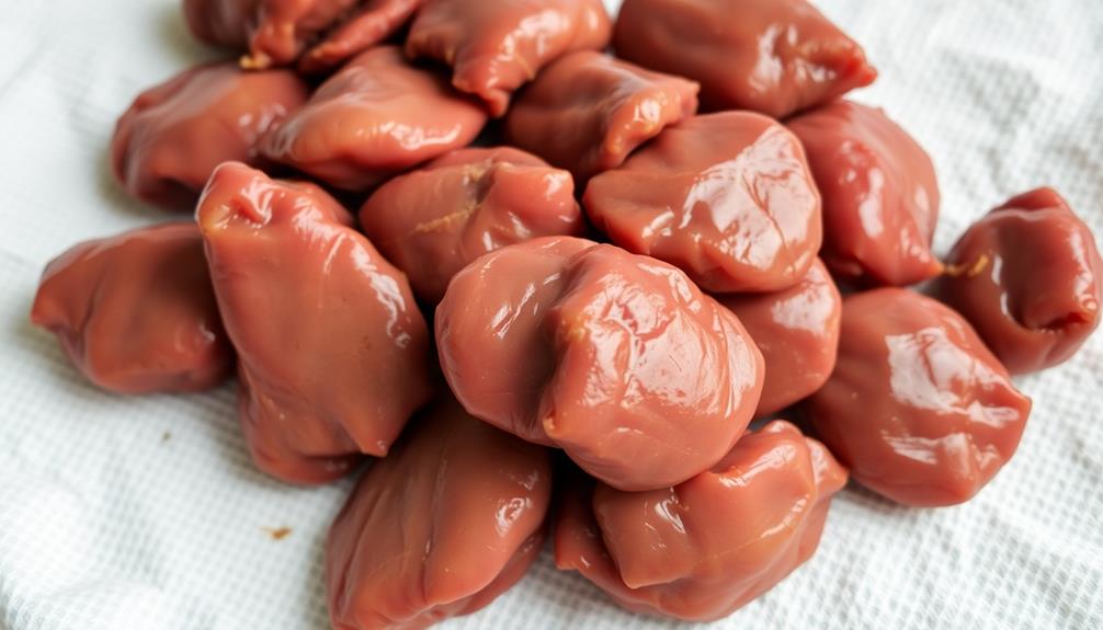 drain and dry livers