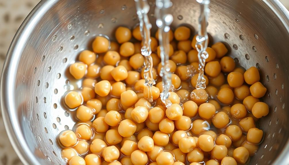 drain and rinse chickpeas