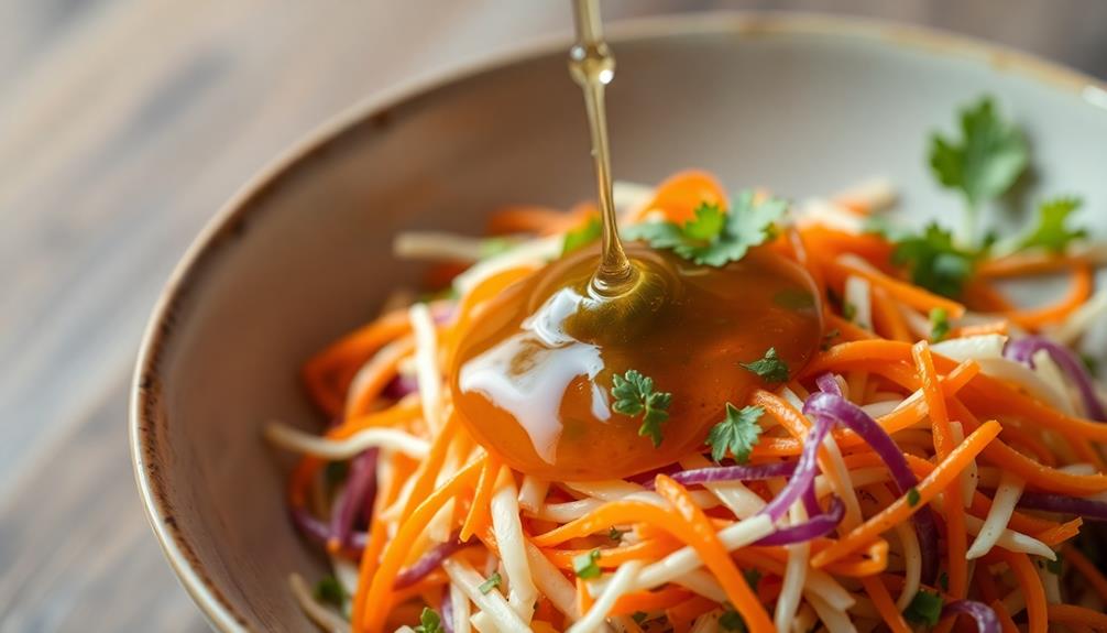 dress salad with nuoc cham