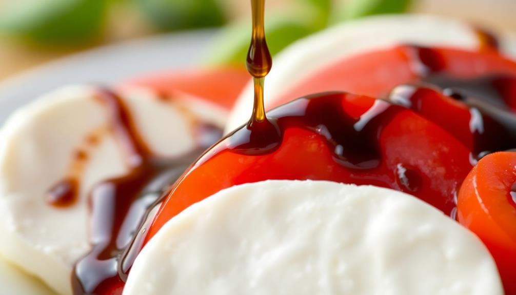 drizzle balsamic reduction salad