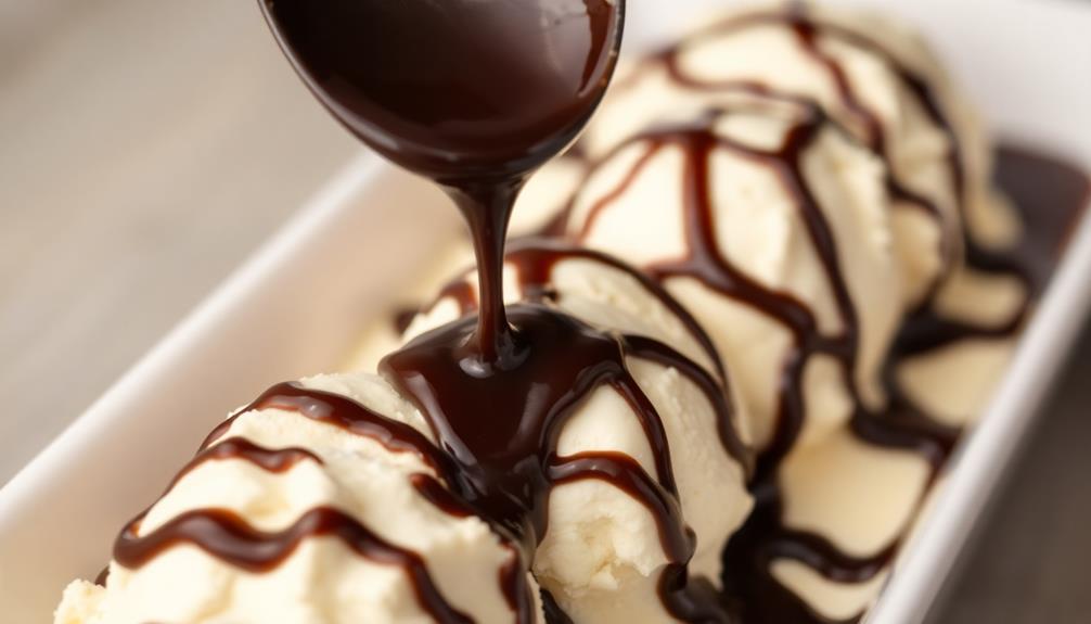 drizzle chocolate syrup generously