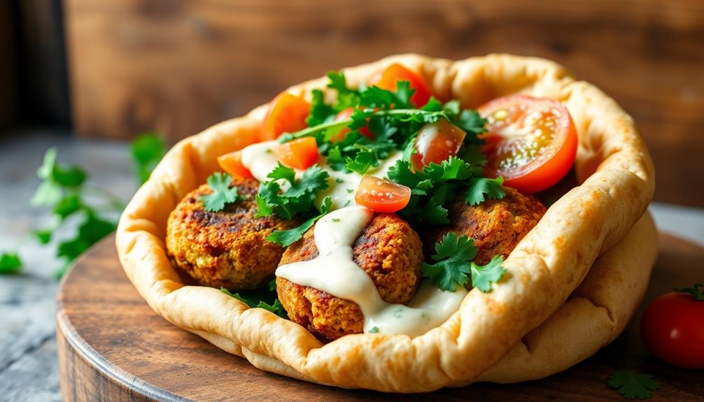 falafel dominates street food