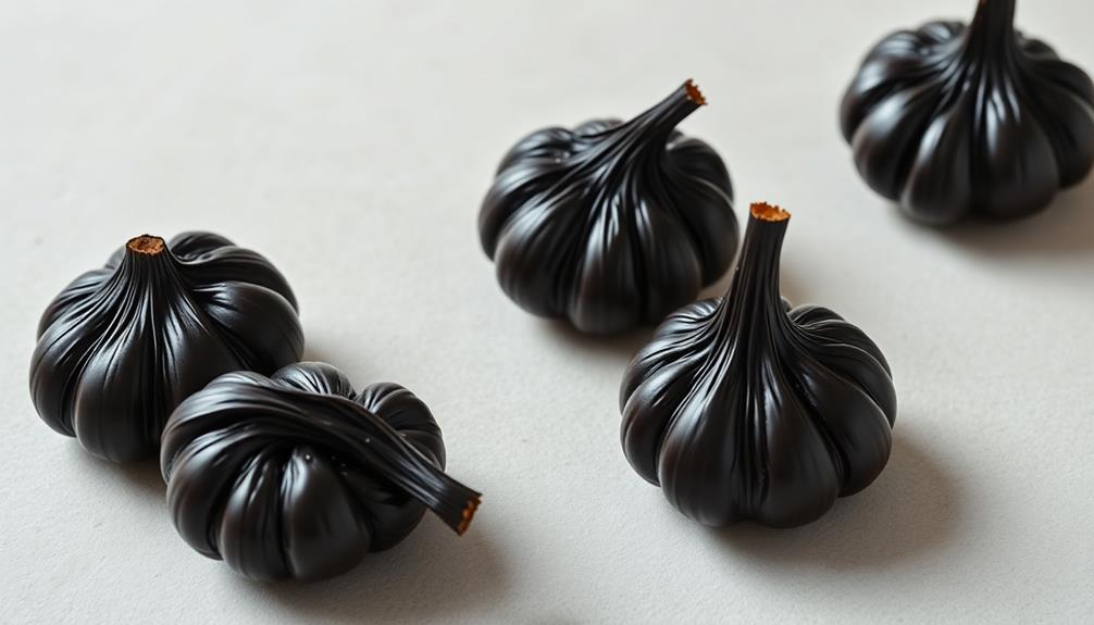 fermented black garlic delicacy