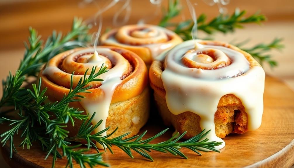 festive cinnamon rolls recipe