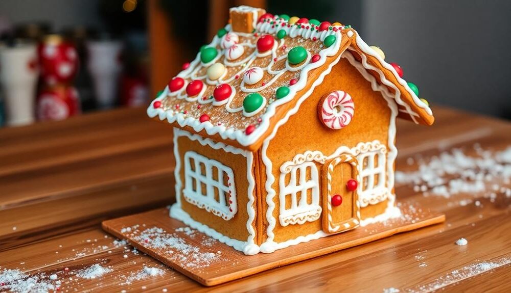 festive edible architectural creation