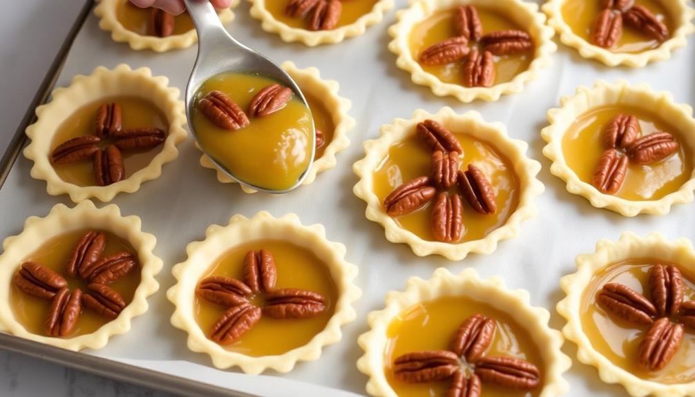 fill tart shells completely