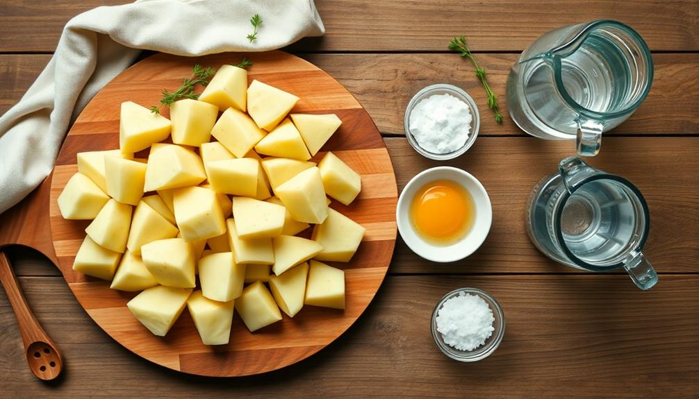 finely grate potatoes first