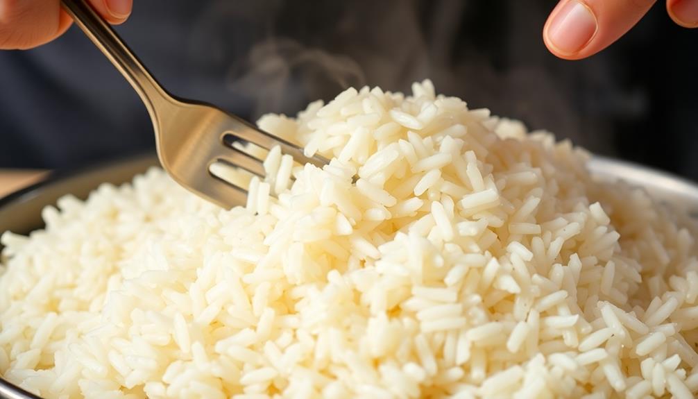 fluff with fork before serving