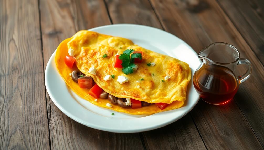 fluffy diner style omelette recipe