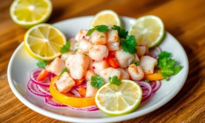 fresh citrus marinated seafood