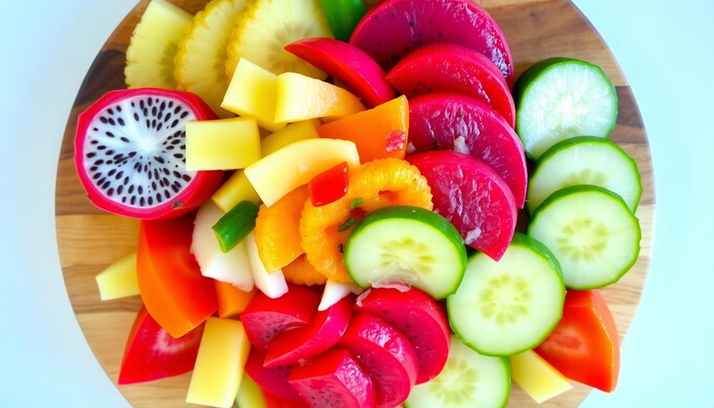 fresh indonesian fruit salad