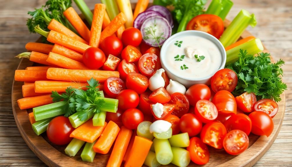 fresh vegetable assortment selection