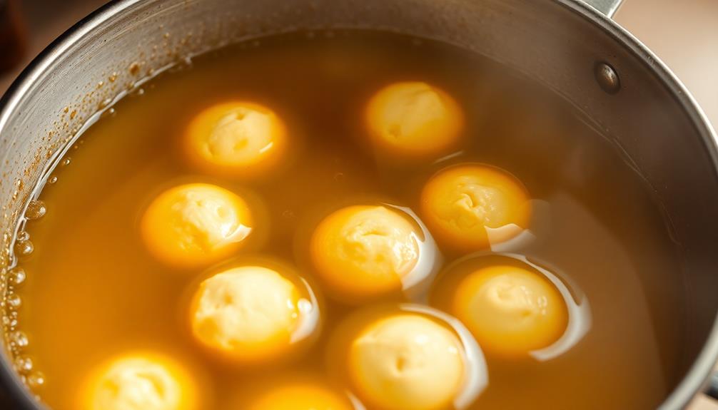 fry doughnuts in oil