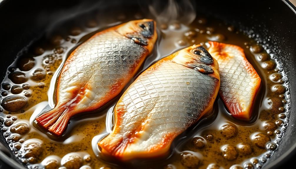 fry fish in oil