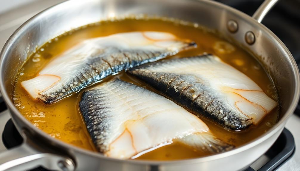 fry herring in oil