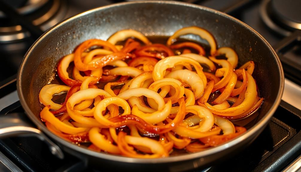 fry onions until translucent