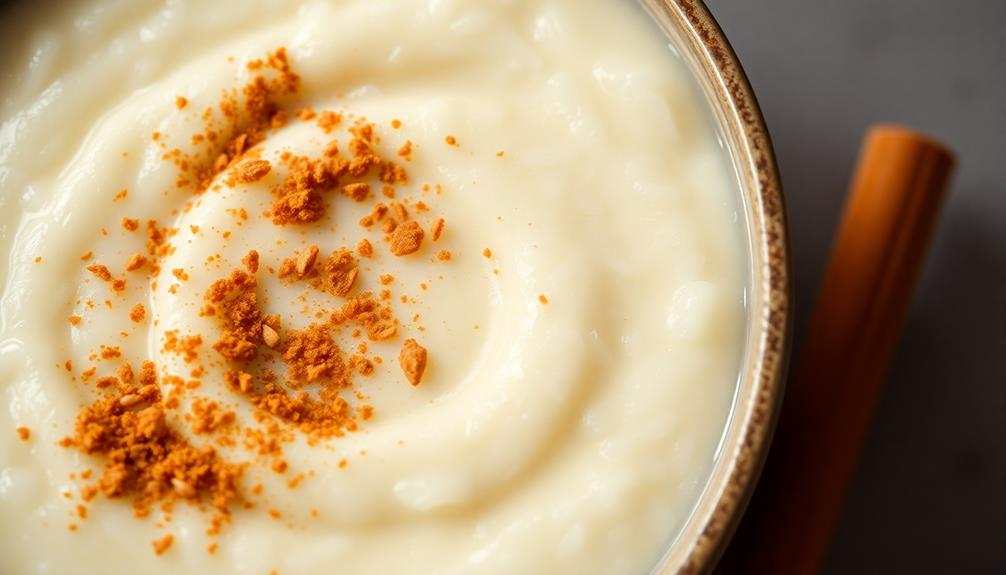 garnish using ground cinnamon