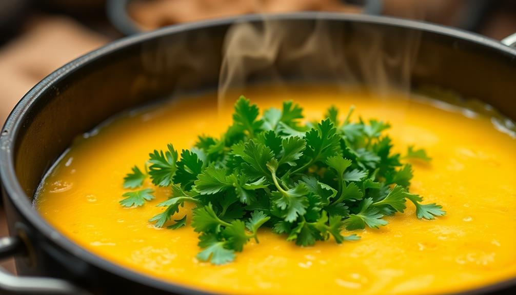 garnish with chopped parsley