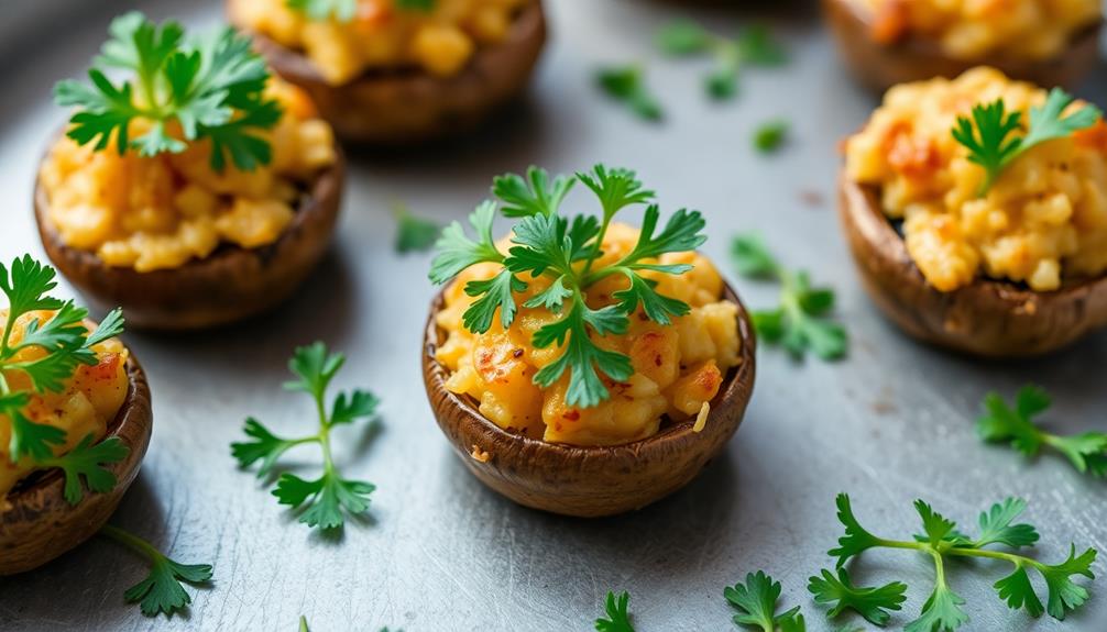 garnish with chopped parsley