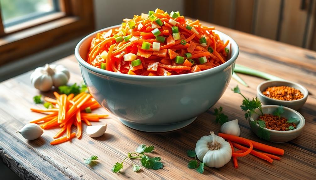 garnish with fresh herbs