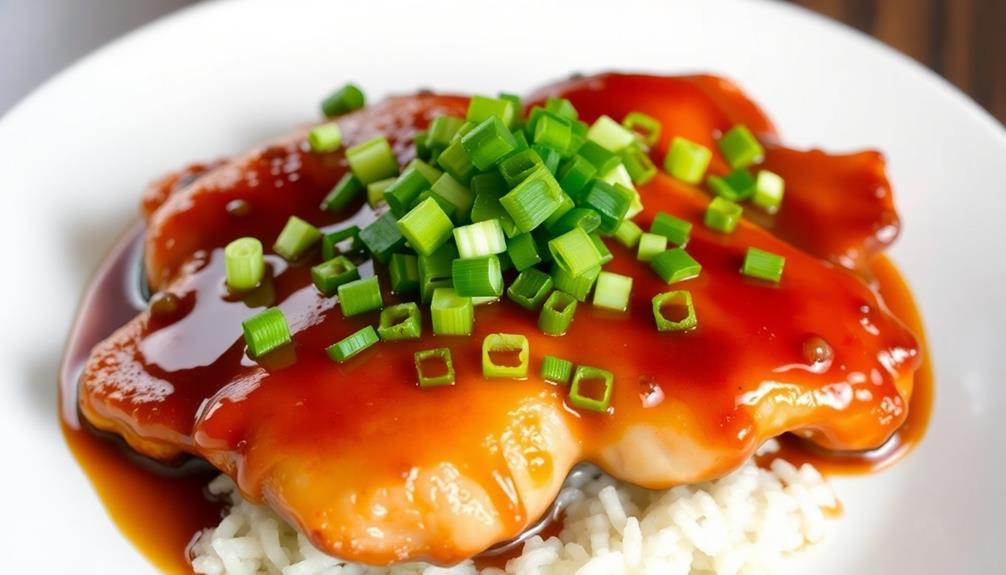 garnish with fresh herbs