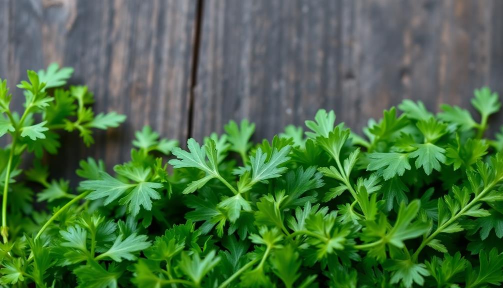 garnish with fresh herbs