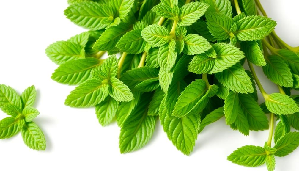 garnish with fresh mint