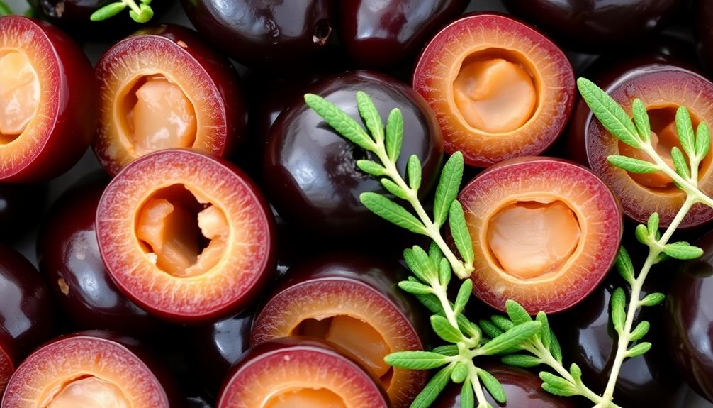 garnish with kalamata olives