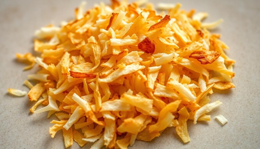 garnish with toasted coconut