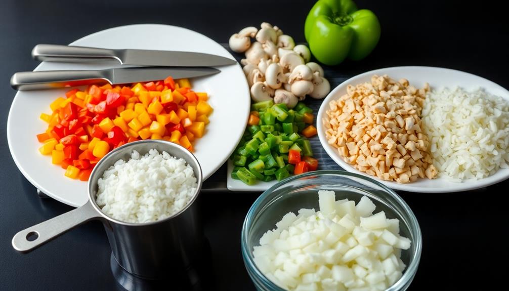 gather and prepare ingredients